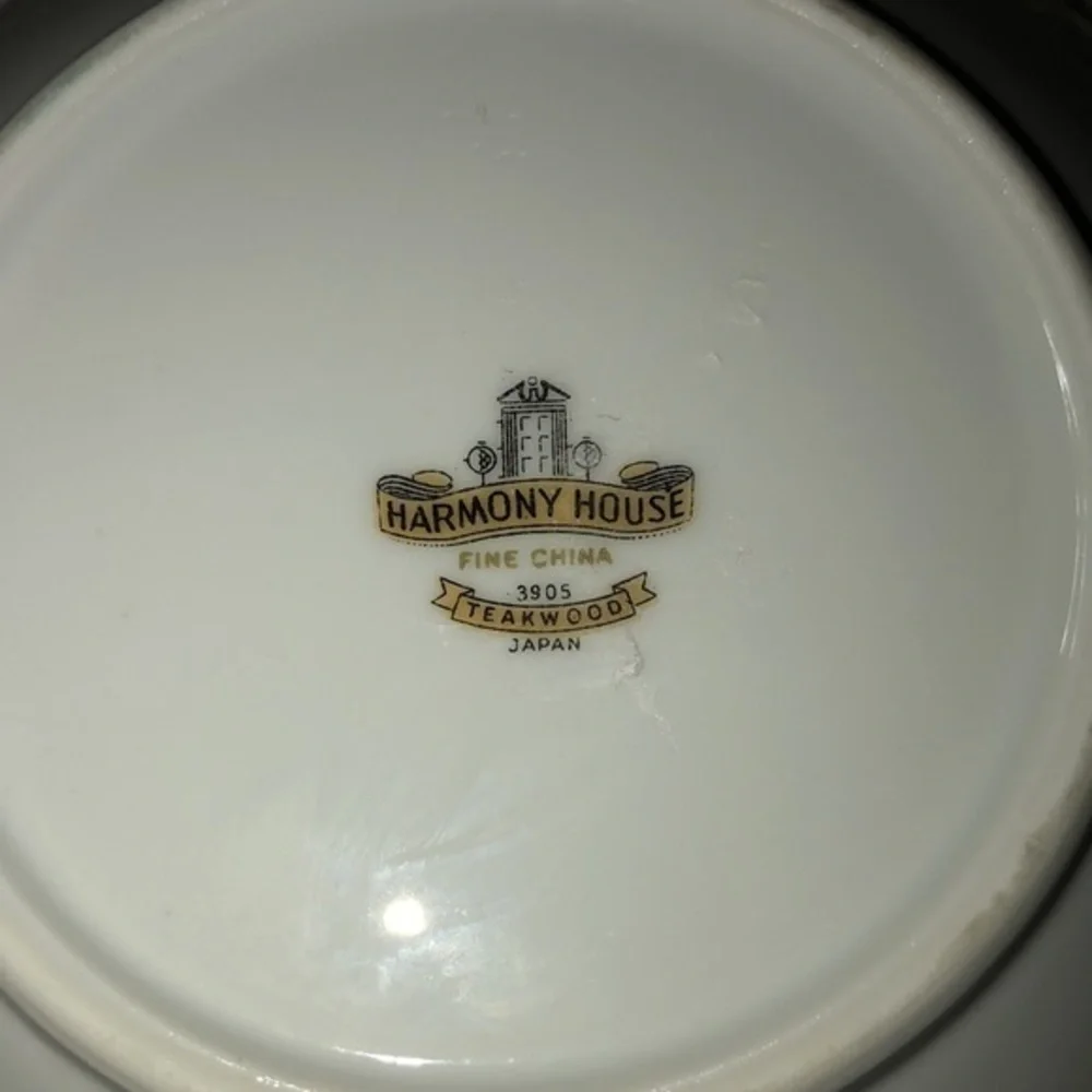 Vintage Harmony House Fine China Japan Bowl‎ Set (8) Leaf Fall Thanksgiving